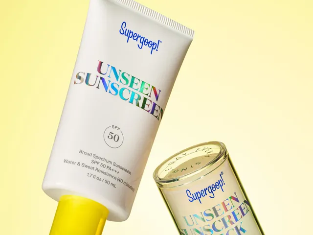 Supergoop! Unseen Sunscreen bottle SPF 50 and stick SPF 40