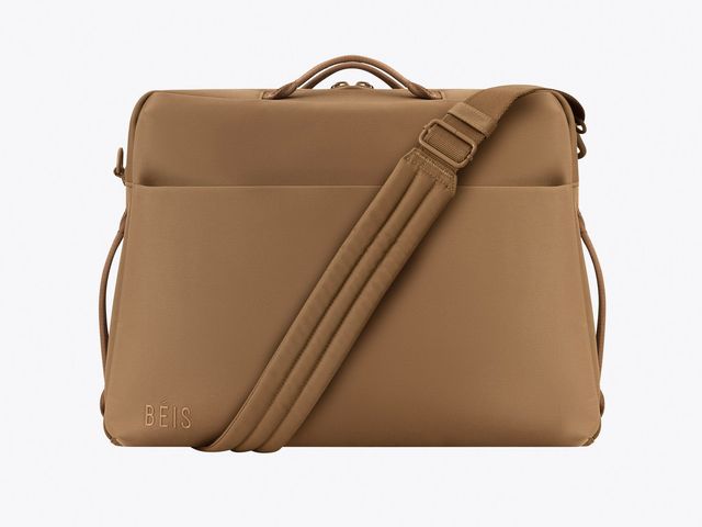 The Beis ultimate travel duffle in beige