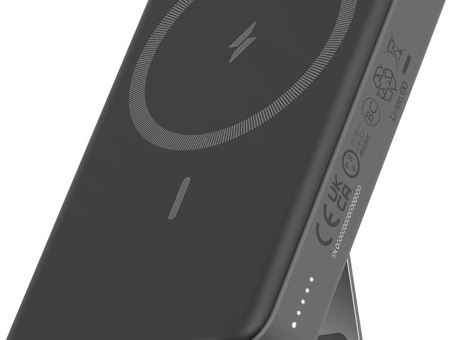 An Anker 633 Magnetic Battery seen against a white background.